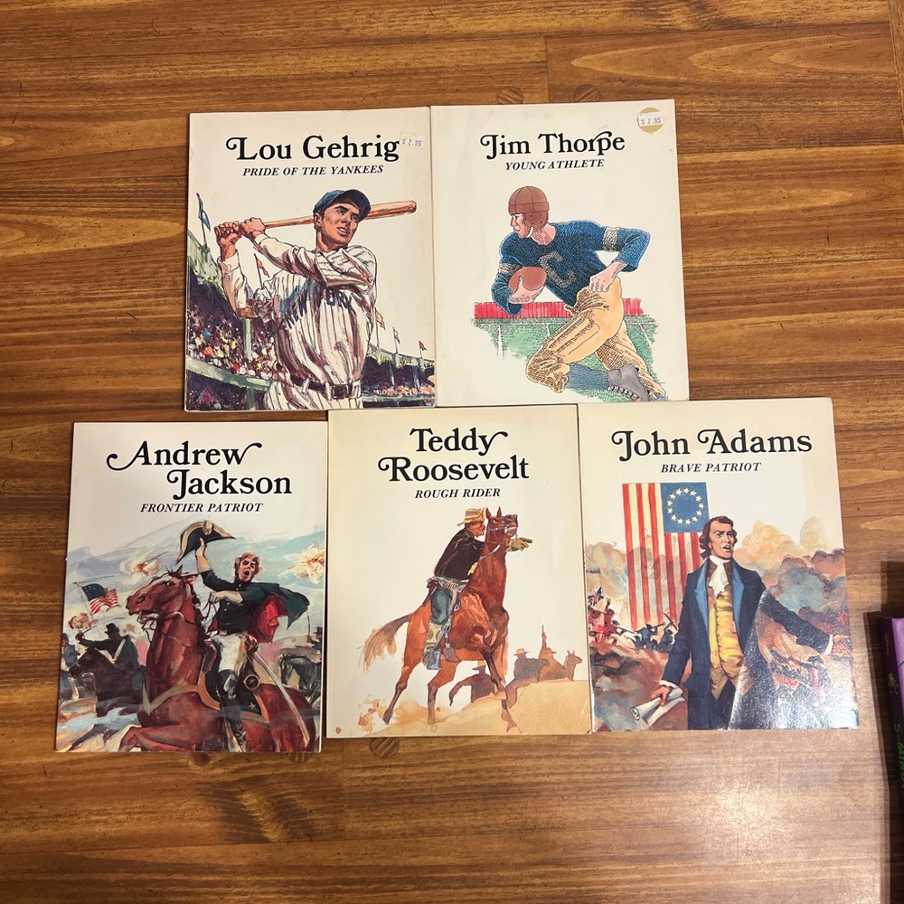 Set of Illustrated Historical Biographies